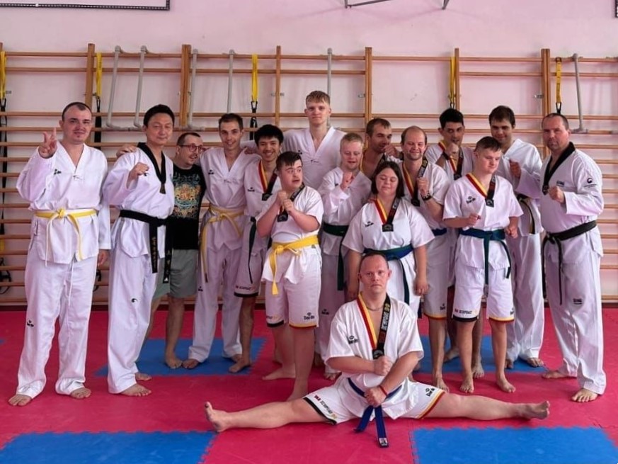 Záverečné vystúpenie triedy para-taekwonda v Košiciach